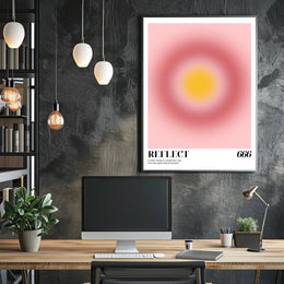 REFLECT 666: Mysterious Abstract Artistic Design Poster PosterGoat