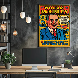 William McKinley 25th President Poster PosterGoat
