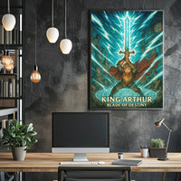 King Arthur Excalibur Fantasy Mythology Poster