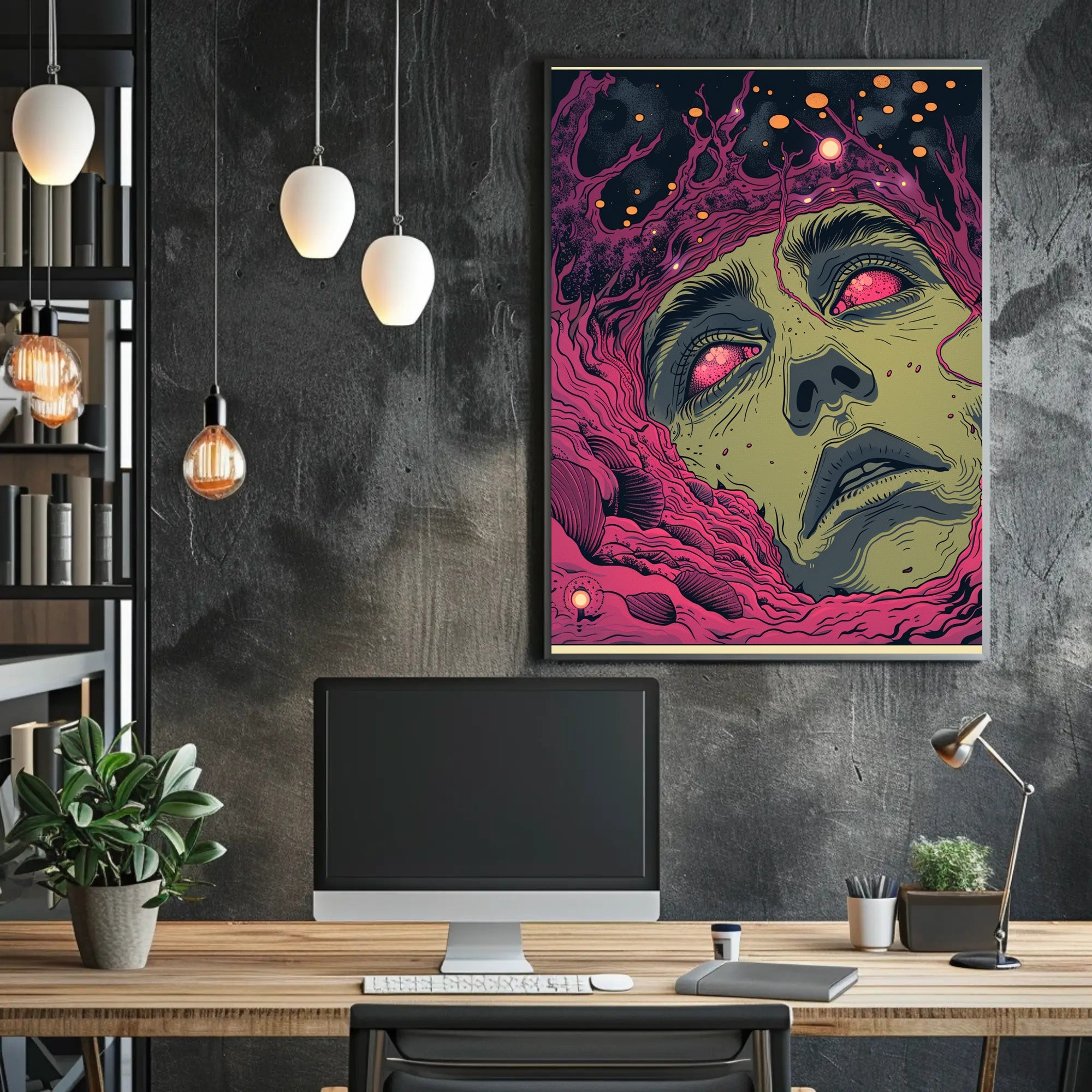 Cosmic Awakening Art Print Poster for Home Decor and Wanderlust Enthusiasts PosterGoat