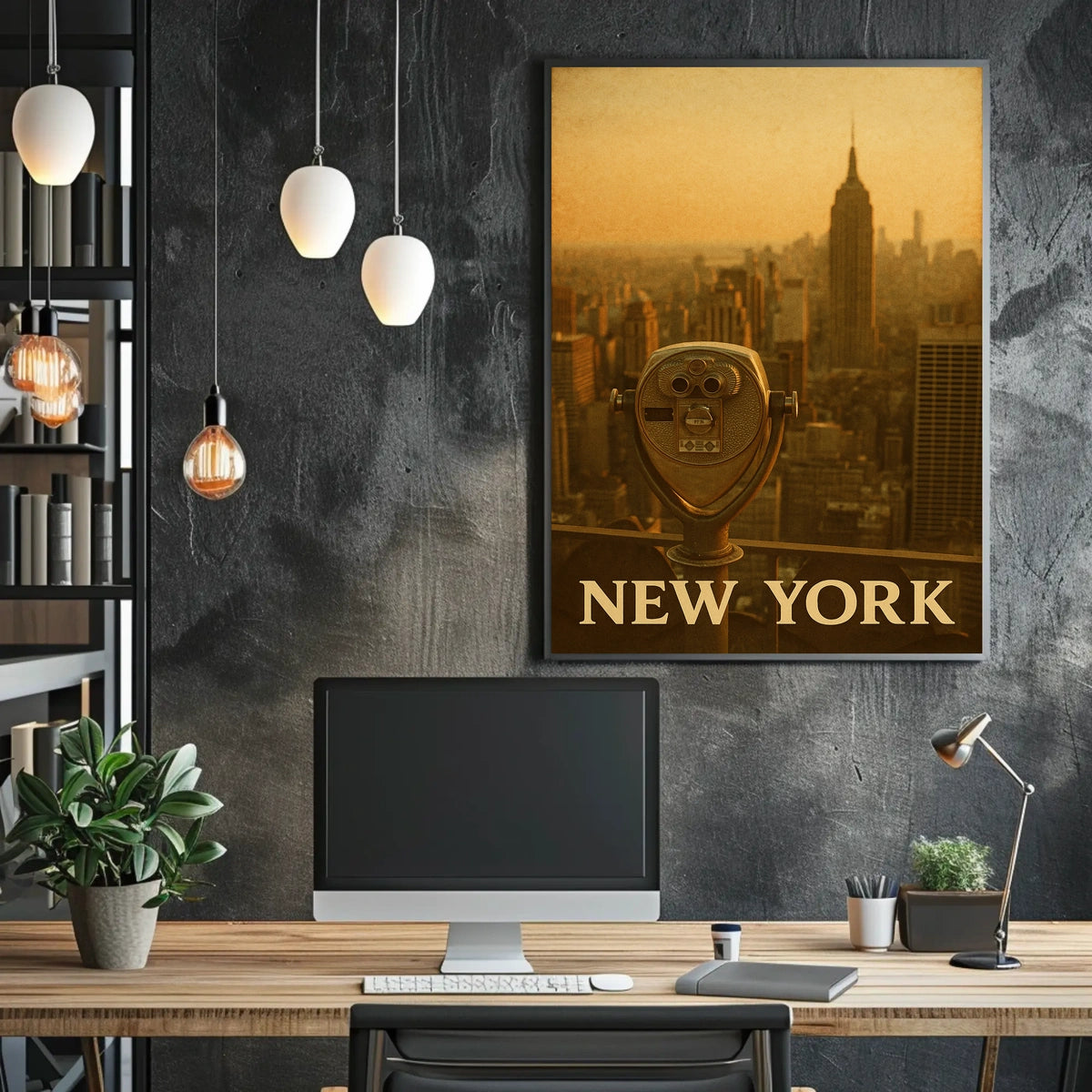 New York Cityscape Poster