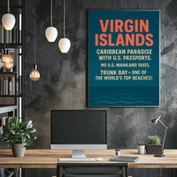 Virgin Islands Caribbean Paradise Poster