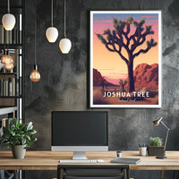 Joshua Tree National Park Scenic Poster Print