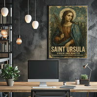 Saint Ursula Religious and Educational Art Poster