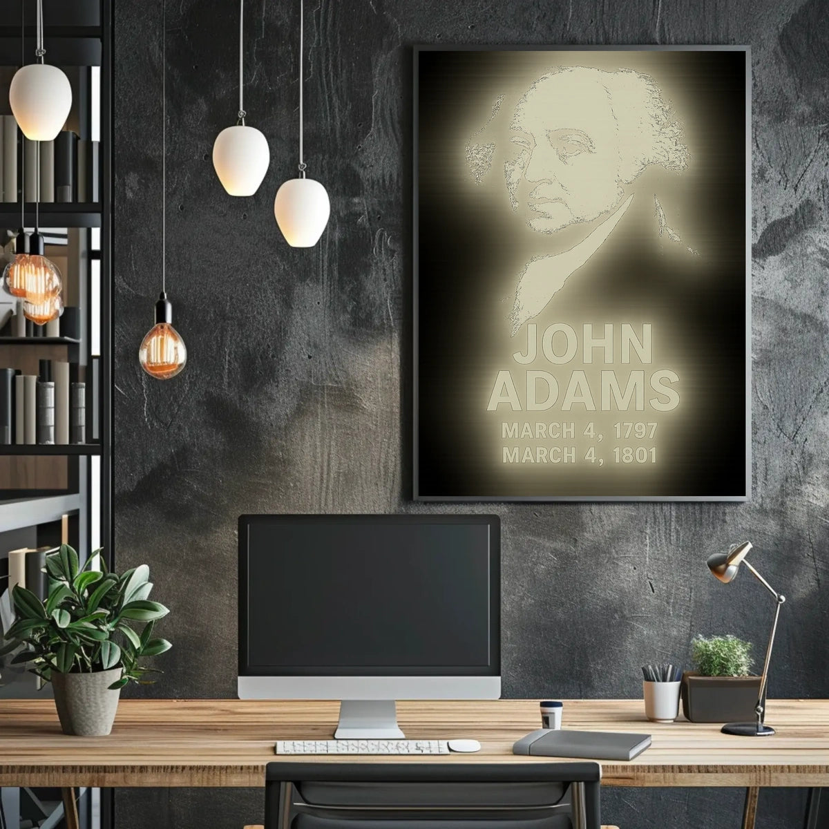 John Adams 2Nd President Poster
