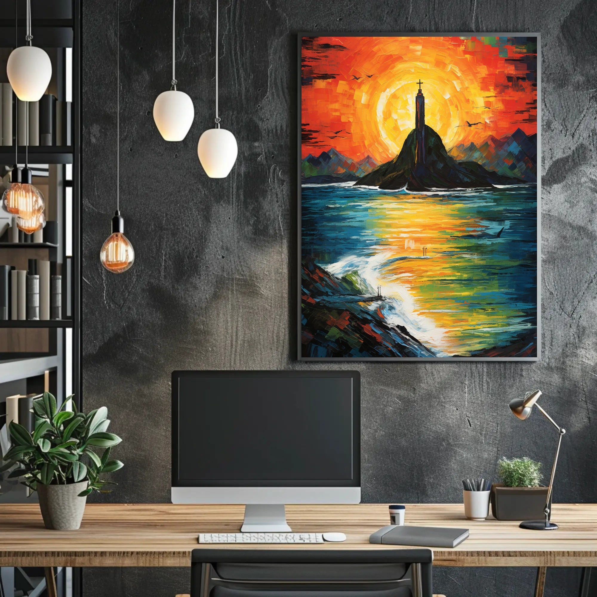 Radiant Seascape Poster