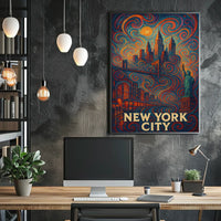 New York City A Vibrant Metropolis Poster