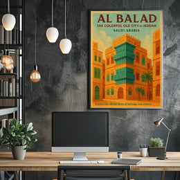 Al Balad The Colorful Old City Of Poster