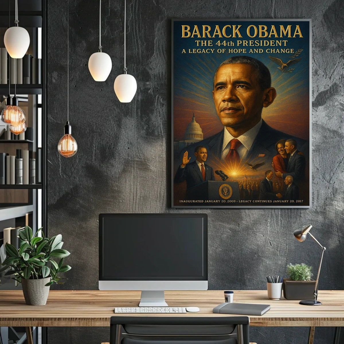 Barack Obama Hope and Change Presidential Poster