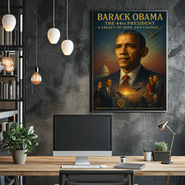 Barack Obama Hope and Change Presidential Poster