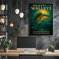 Majesty Of The Walleye Poster