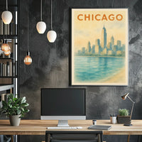 Chicago Skyline Poster