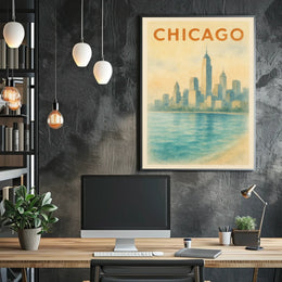 Chicago Skyline Poster