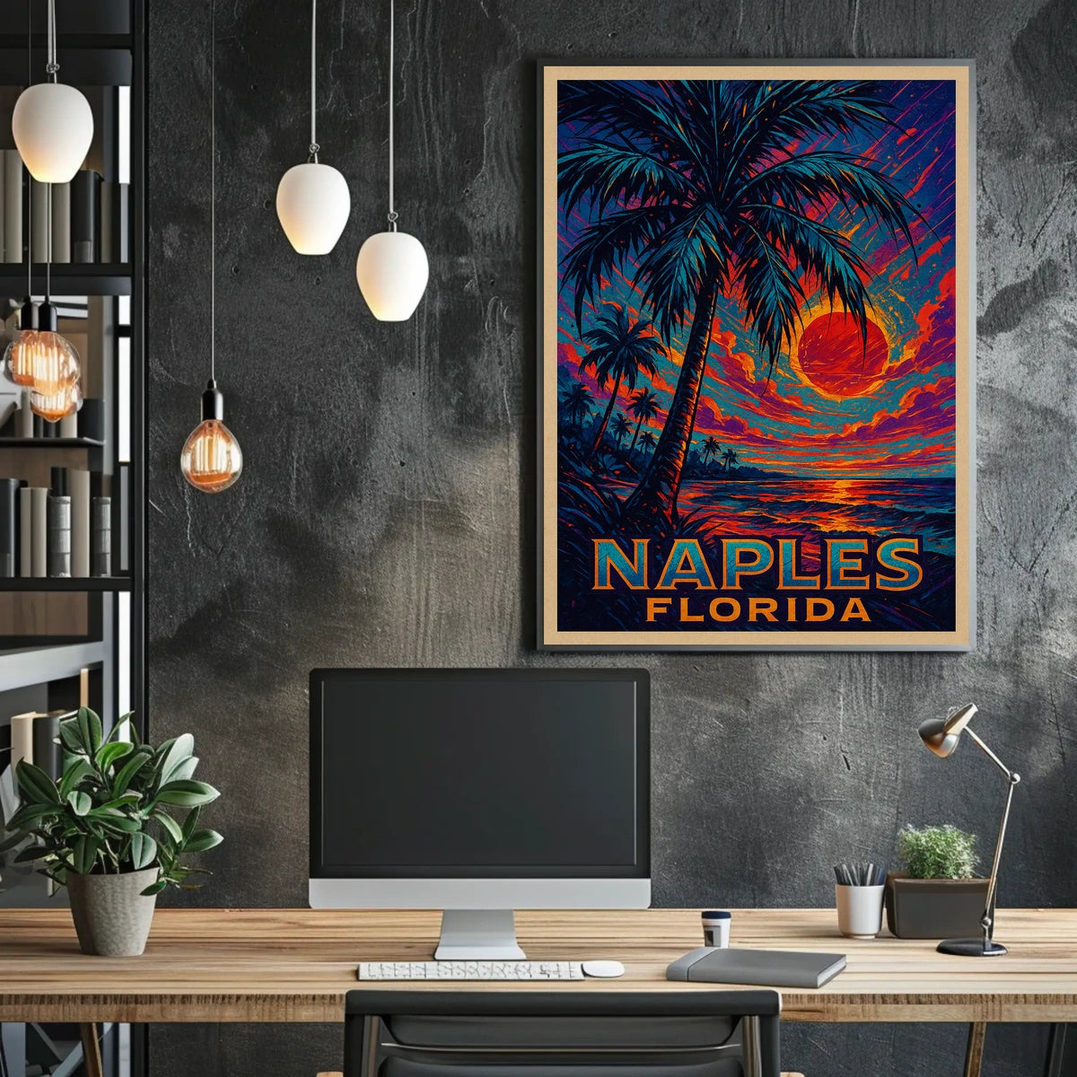 Naples, Florida Sunset Poster