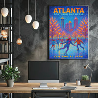 Atlanta Southern Snowfall Poster