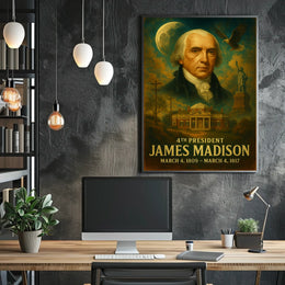 James Madison 4Th President Poster