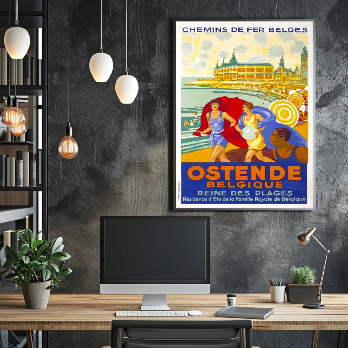 Ostende Queen Of The Beaches Poster