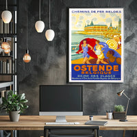 Ostende Queen Of The Beaches Poster