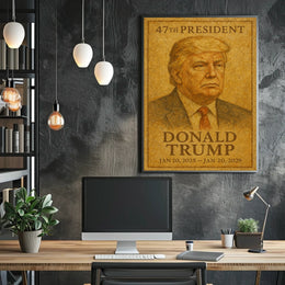 Donald Trump 47th President Poster