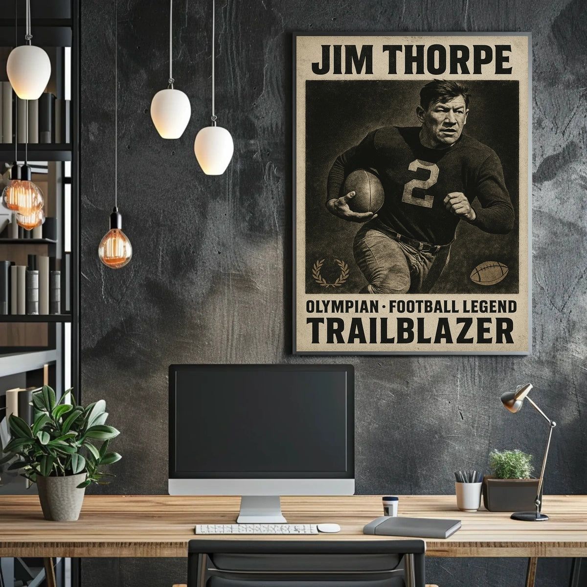 Jim Thorpe Legendary Trailblazer Poster