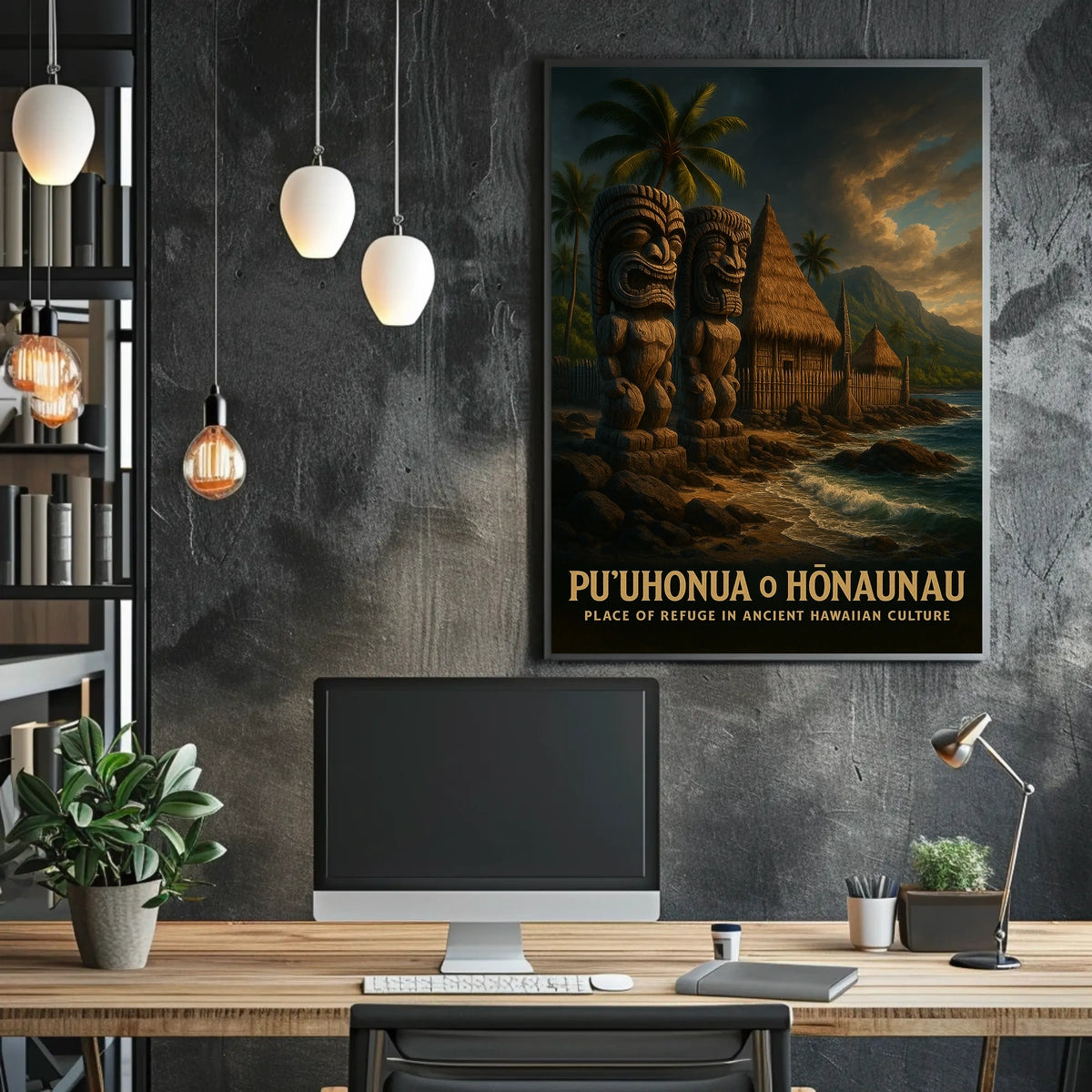 PuUhonua O Hōnaunau Place Of Refuge Poster