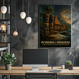 PuUhonua O Hōnaunau Place Of Refuge Poster