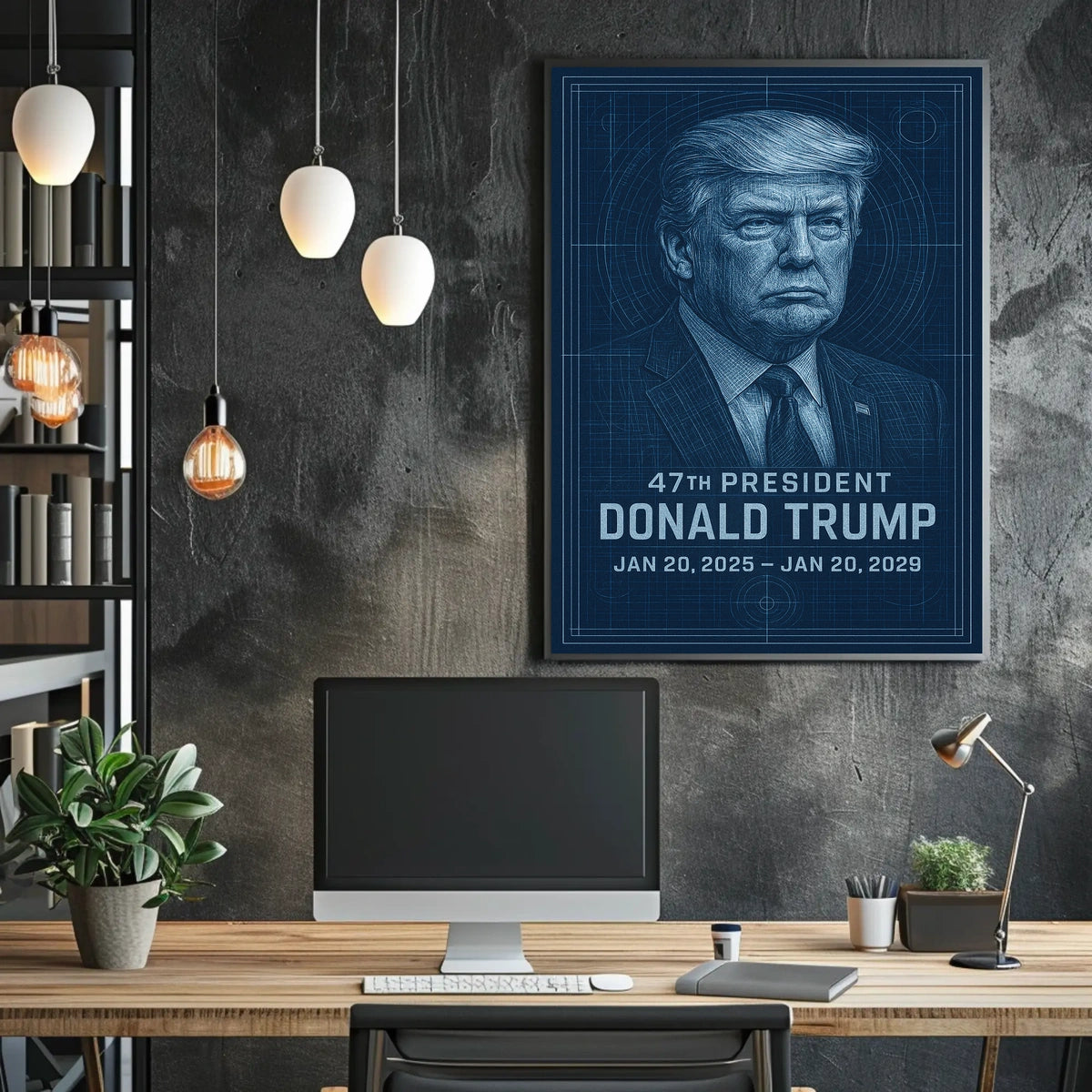 Donald Trump The Architectural Leader Poster