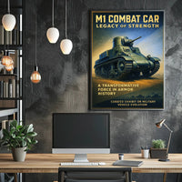 M1 Combat Car Legacy of Strength Poster