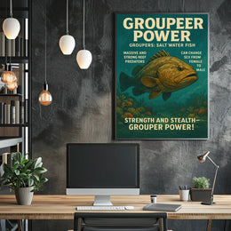 Grouper Power Poster