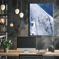 Winter Adventure On The Slopes Poster