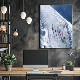 Winter Adventure On The Slopes Poster