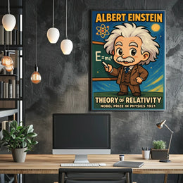 Albert Einstein Theory Of Relativity Poster
