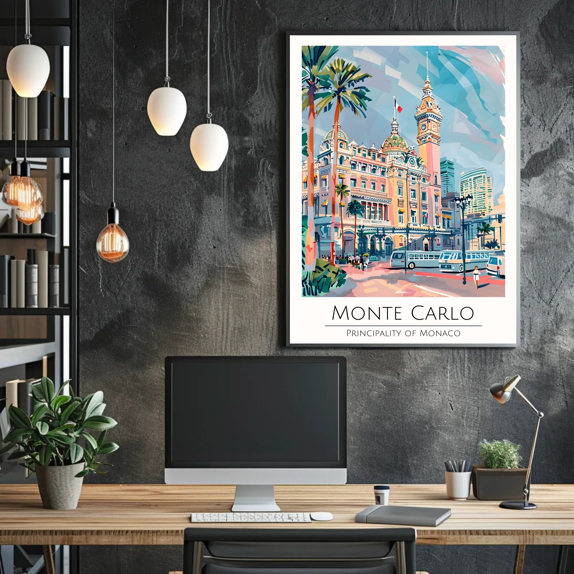 Monte Carlo Travel Poster PosterGoat