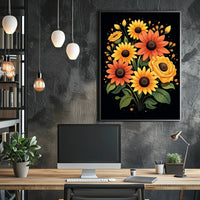 Vibrant Floral Bouquet Poster