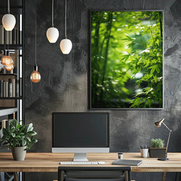 Serene Bamboo Grove Art Print: Abstract, Artistic, or Pop Culture Poster