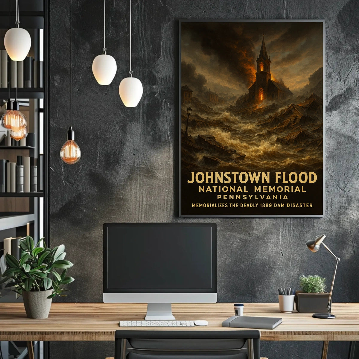 Johnstown Flood Memorial Poster