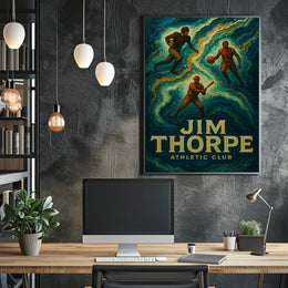 Jim Thorpe Athletic Club Poster