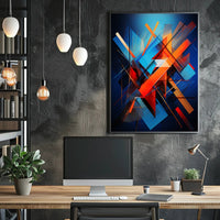 Dynamic Geometric Abstraction Abstract Poster PosterGoat