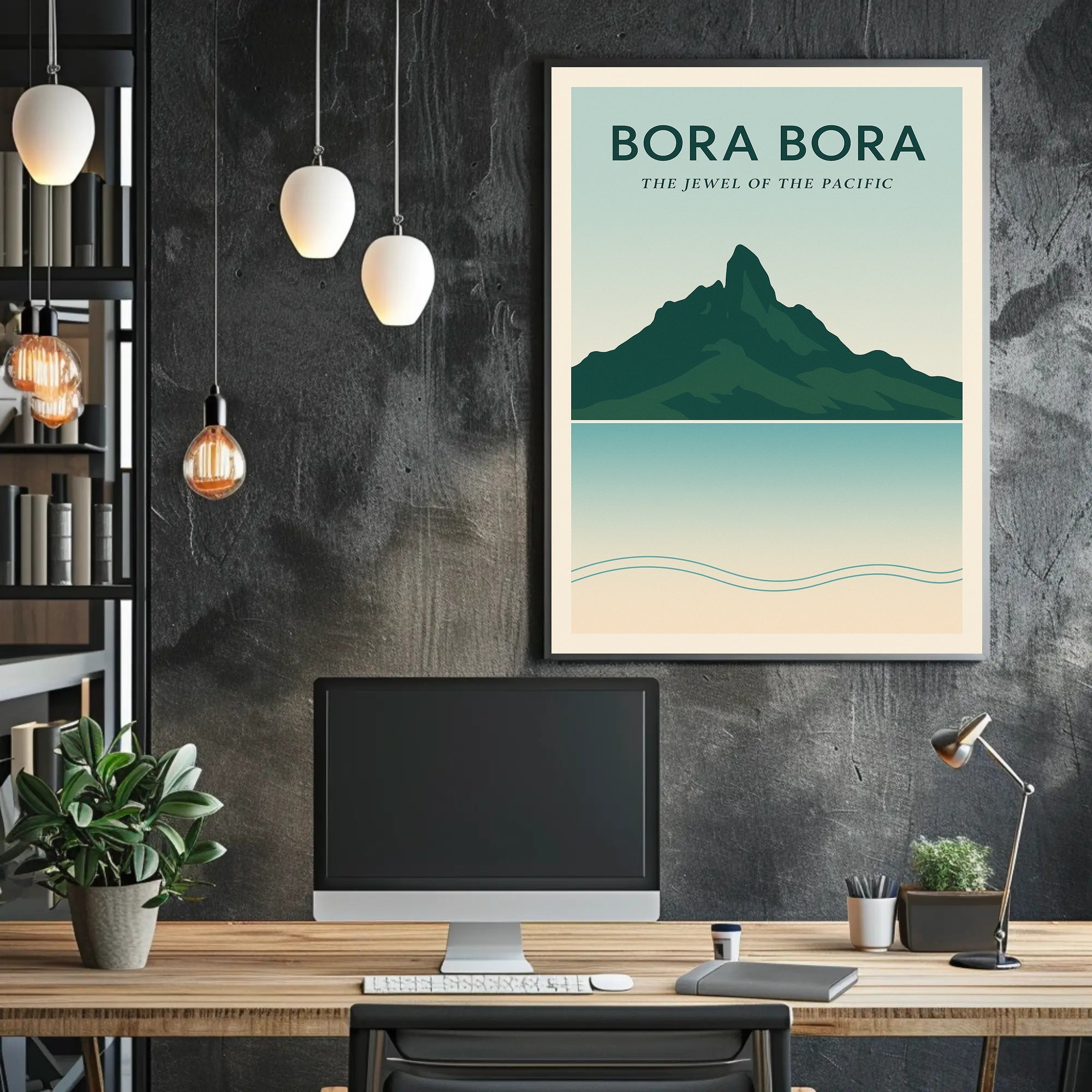 Bora Bora Vintage Travel Poster Masterpiece PosterGoat