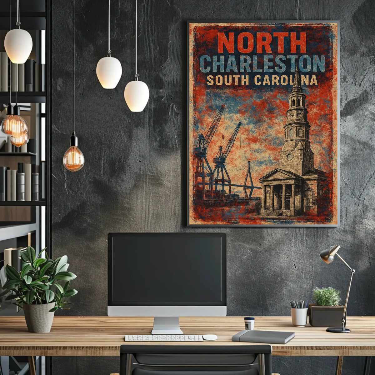 North Charleston, South Carolina Poster