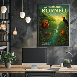 Breathtaking Borneo Poster