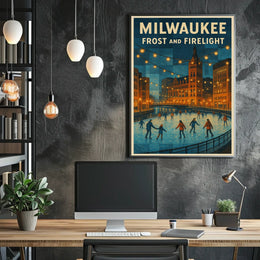 Milwaukee Frost And Firelight Poster