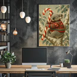 Koala Christmas Poster