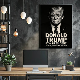 Donald Trump 47th President Poster