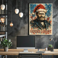 Ulysses S. Grant 18th President of the United States Christmas SeriesPoster