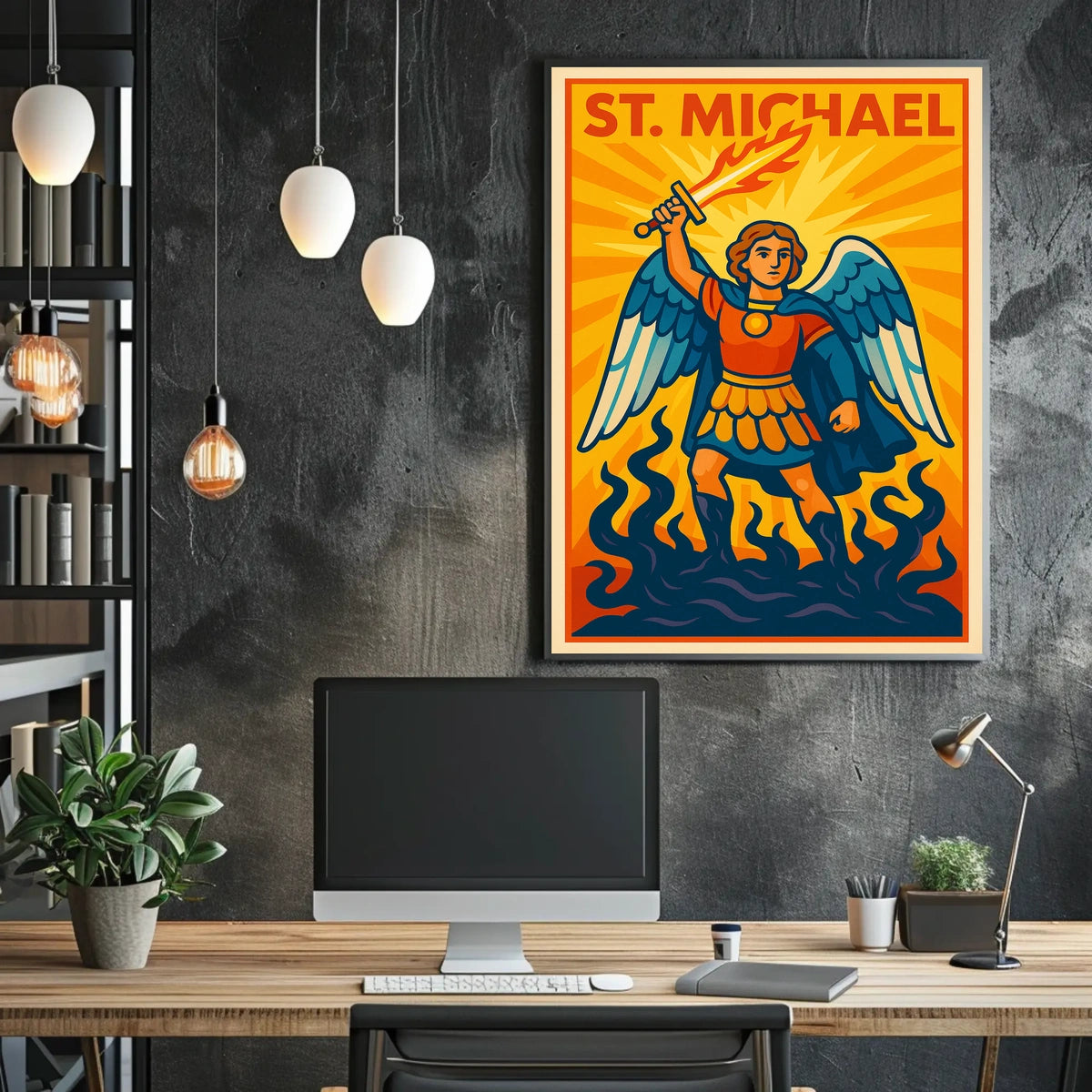 Archangel Michael Art poster