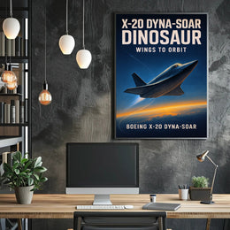 Boeing X-20 Dyna-Soar Wings to Orbit Poster PosterGoat