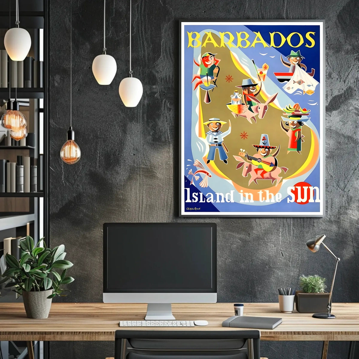 Barbados Island In The Sun Poster