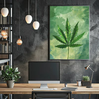 Abstract Geometric Shapes Art Poster