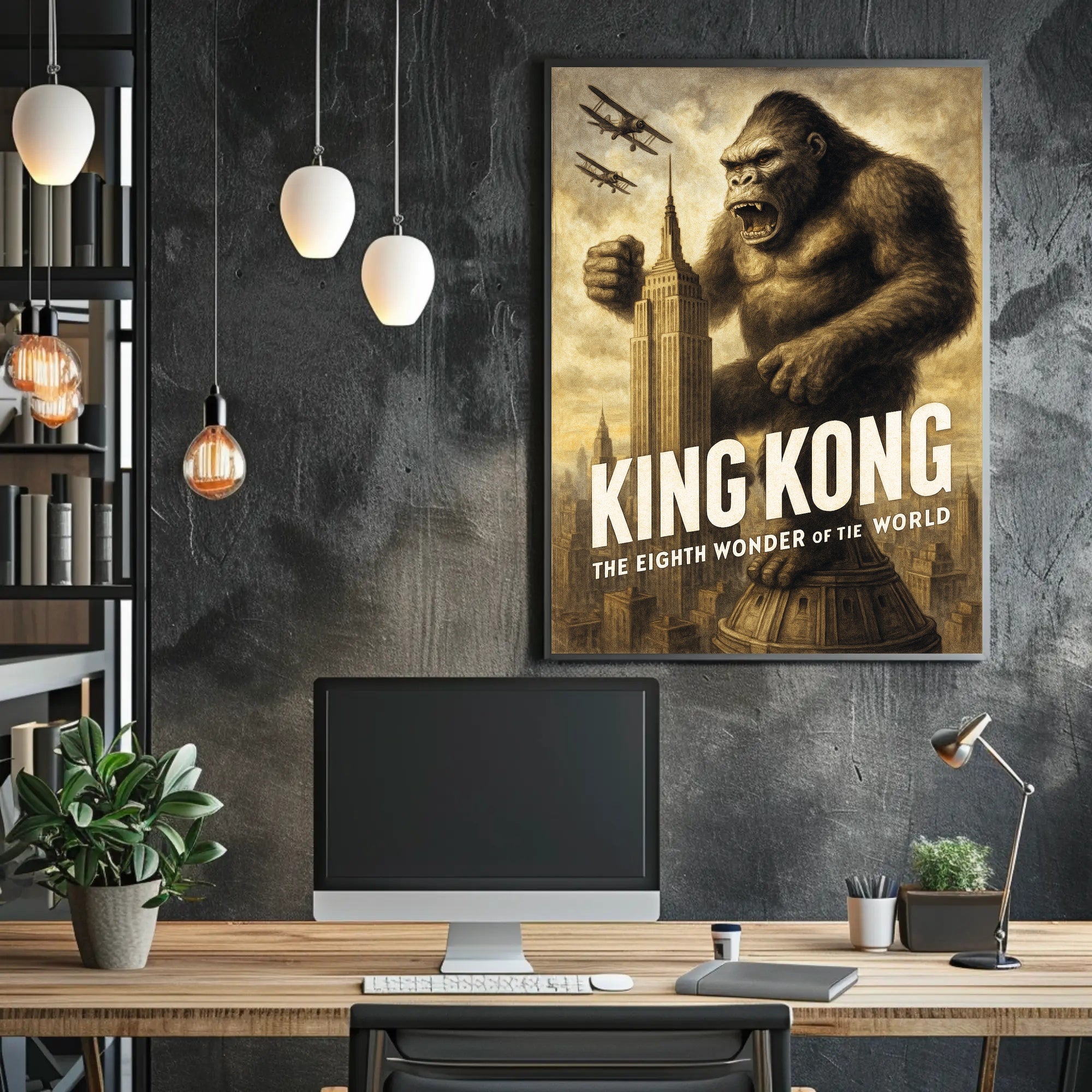 King Kong The Eighth Wonder Poster PosterGoat